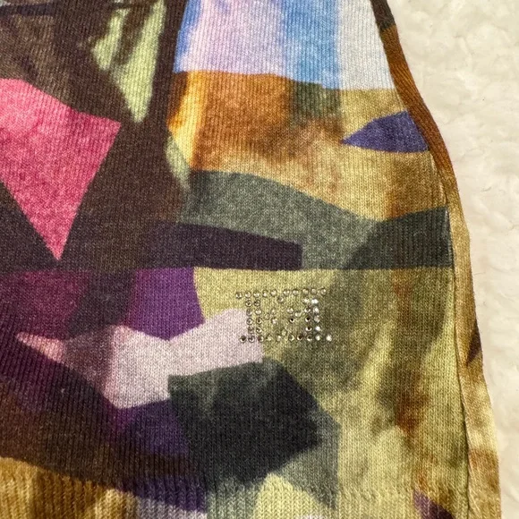 Escada Lavender and Pale Blue Knit Tee - Picture 4 of 9